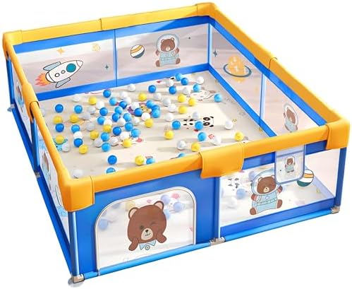 Laufstall Baby 127x127cm Laufgitter Baby Mit Netz U Produktbild-Vorschau 9