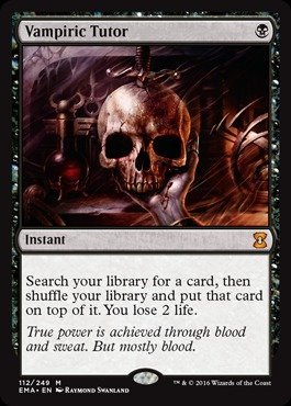 Amazon.co.jp: Magic : the Gathering – Vampiric Tutor ( 112 / 249