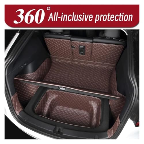 Doublure coffre arrière Tesla Model 3 Highland finition marron luxe - 2