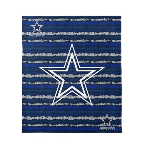 Image of Northwest NFL Dallas Cowboys Oversized Microfiber Beach Towel, 60 x 70 Inches - Quick Dry, Sand Resistant, Lightweight, Highly Absorbent, Shibori Design