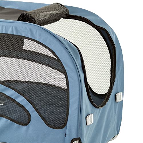 Blue 2-in-1 Pull-Behind Dog Bike Carrier Bicycle Pet Trailer Blue 2-in-1 Pull-Behind Dog Bike Carrier Bicycle Pet Trailer