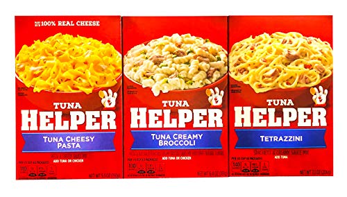 Tuna Helper Variety Pack - Tuna Cheesy Pasta, Tuna Creamy Broccoli, Tetrazzini (19 oz. Total) (3 Pack)