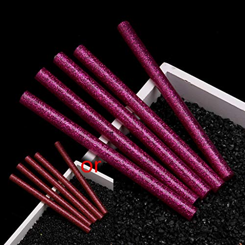 Preisvergleich Produktbild wentingZWT Heißklebestifte Heißklebepatronen Heißklebesticks 5x Glitter Hot Melt Klebestifte für elektrische Heizung Werkzeug DIY Art Craft 100x7mm