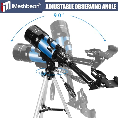 Telescopio refractor astronómico 70mm 15x-150x para principiantes miniatura 6