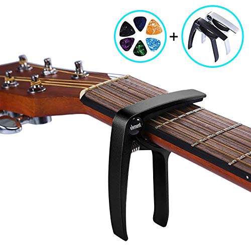 Fulltime_ Guitare en Alliage de Zinc, Guitare Acoustique électrique Capo Folk, Transpose Ukulele Lili, Capo - Les Beatles, Paul McCartney, John Lennon, RIngo Starr, George Harrison Fulltime_ Guitare en Alliage de Zinc, Guitare Acoustique électrique Capo Folk, Transpose Ukulele Lili, Capo – Image 3