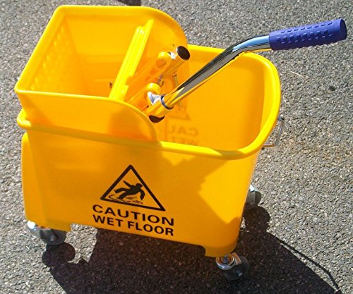Chariot Autre 20 L Jaune Acier au carbone avec Presse Intégrée pour la Séparation de l'Eau