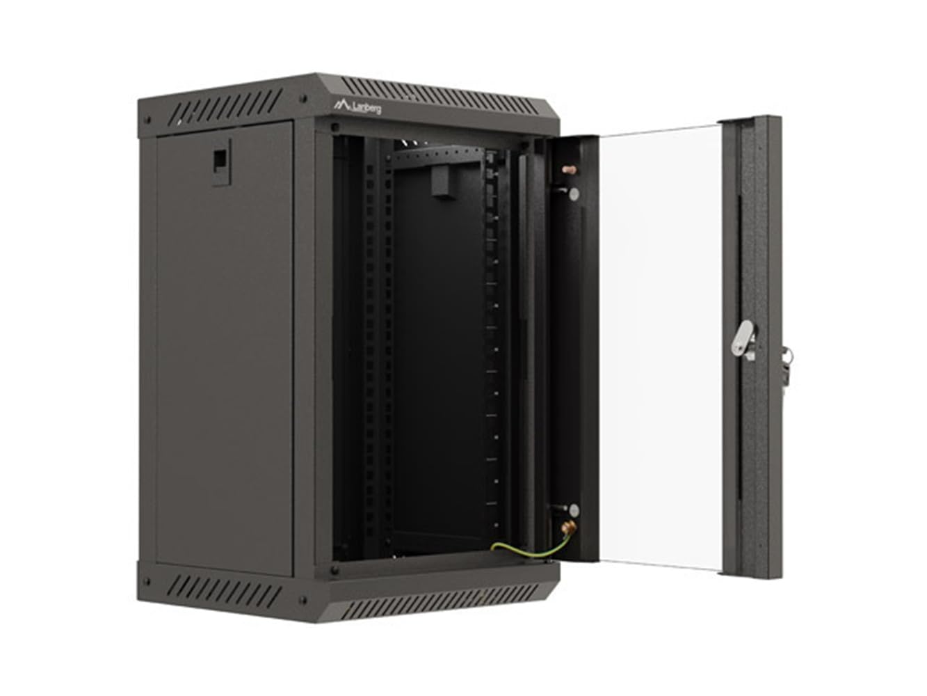 Lanberg WF11-3309-10B Rack-Schrank, Wandmontage, 9U