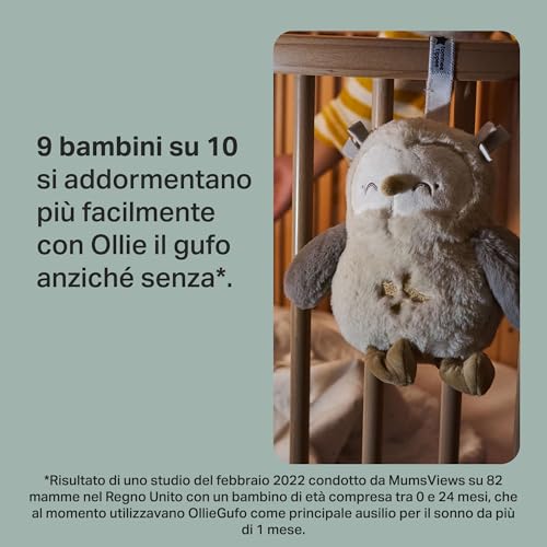 Tommee Tippee Ausilio Luminoso E Sonoro Per Il Sonno Dei Bambini E Neonati Deluxe Con Crysensor, 6 Suoni Rilassanti E Luce Notturna, Ricaricabile Tramite Usb E Lavabile In Lavatrice, Ollie Il Gufo - 3