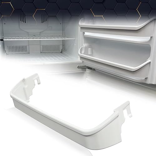 Vista 9 de PIT66 Estante superior para puerta compatible con Frigidaire o Kenmore Refrigerador 240338001 Blanco