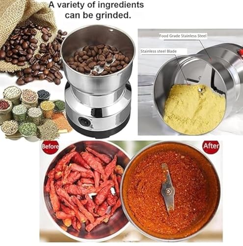 Image of Nima Stainless Steel Electric Dry Grinder for Coffee Beans & Spices