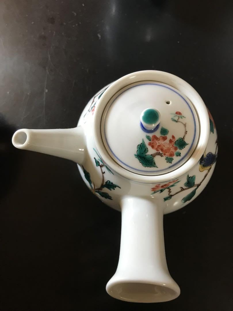 Amazon.co.jp: 九谷 三代為吉 色絵牡丹茶碗 茶器セット : おもちゃ
