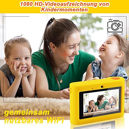 Fotocamera per bambini, 48 MP, 1080P, HD, per