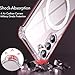 KIOMY Clear Case for Samsung Galaxy S23+ / S23 Plus Shockproof Bumper Protective Cover Hybrid Design Hard PC Back + Flexible TPU Raised Bezel with Airbags Corners Magnetic for Magsafe Wireless Charge