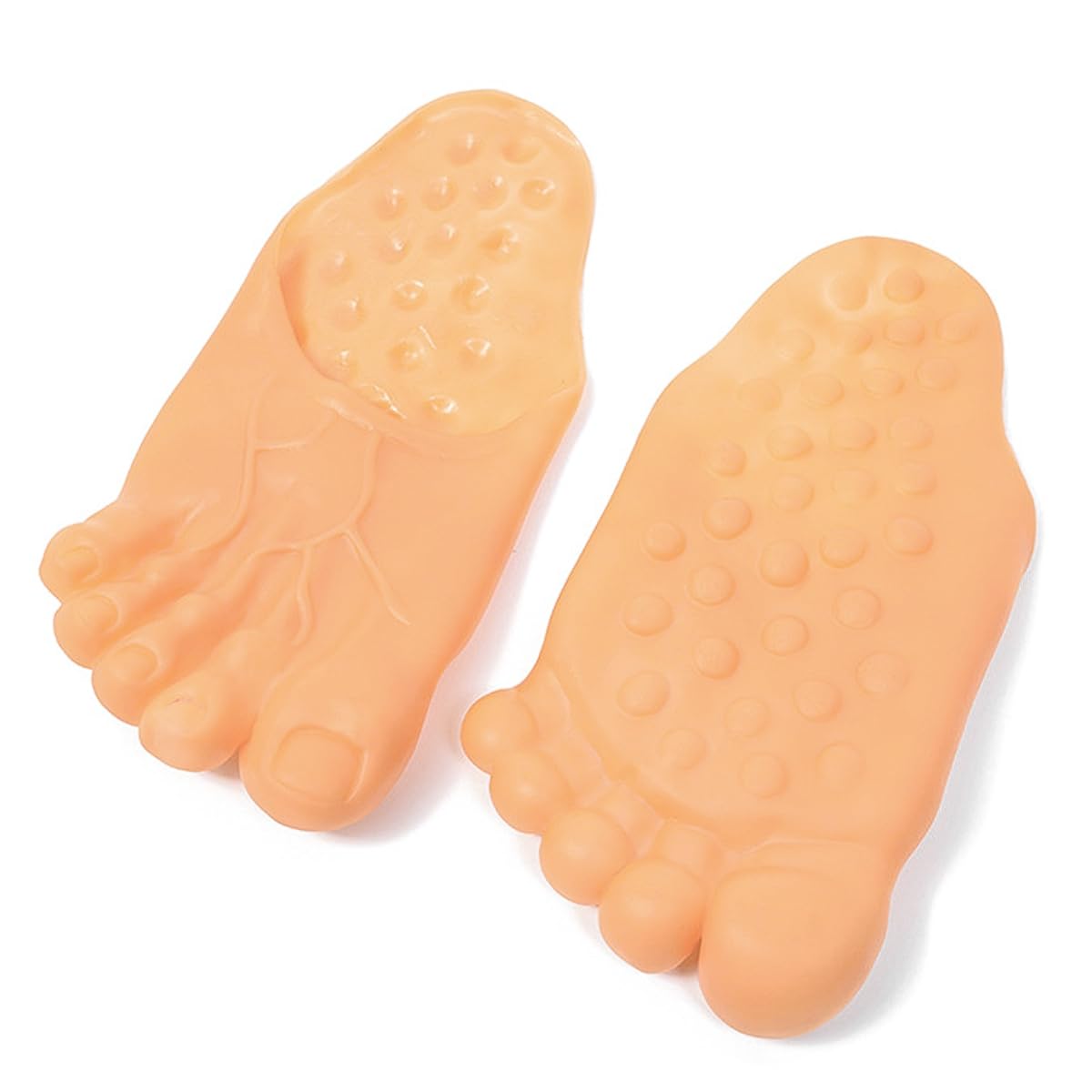 CENPEK Giant Big Jumbo Feet Covers Jumbo Big Foot Realistic Costume Accessories Shoe Covers Funny Feet Slippers for Halloween Party - Image 2