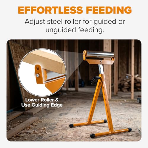 Image of BORA Adjustable Roller Stand 2-Pack for Table Saw Extension Roller