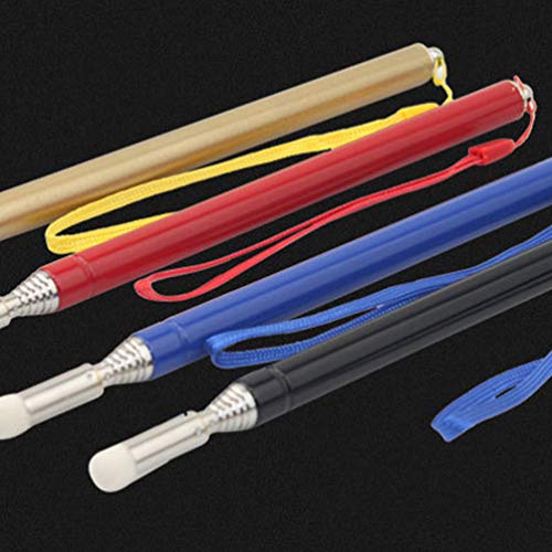 NUOBESTY Ponteiro de apresentação telescópico para professores, ponteiro retrátil extensível de aço