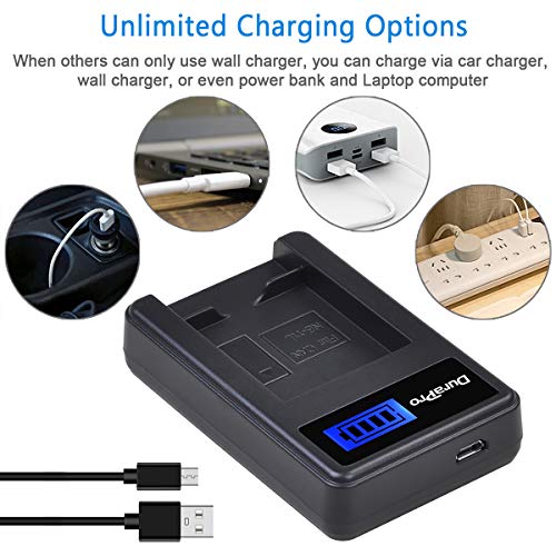 DuraPro Rapid LCD - Caricatore USB di ricambio per...