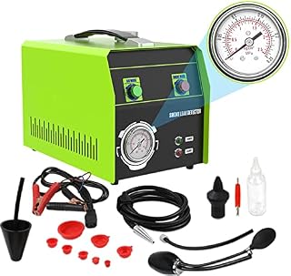 MOTOCOCHE EVAP Smoke Machine Automotive Leak Tester Dual Modes with Pressure Gauge, 12V Car Vacuum Smoke Machine Leak Detector for Vehicle/Motorcycles/Boat