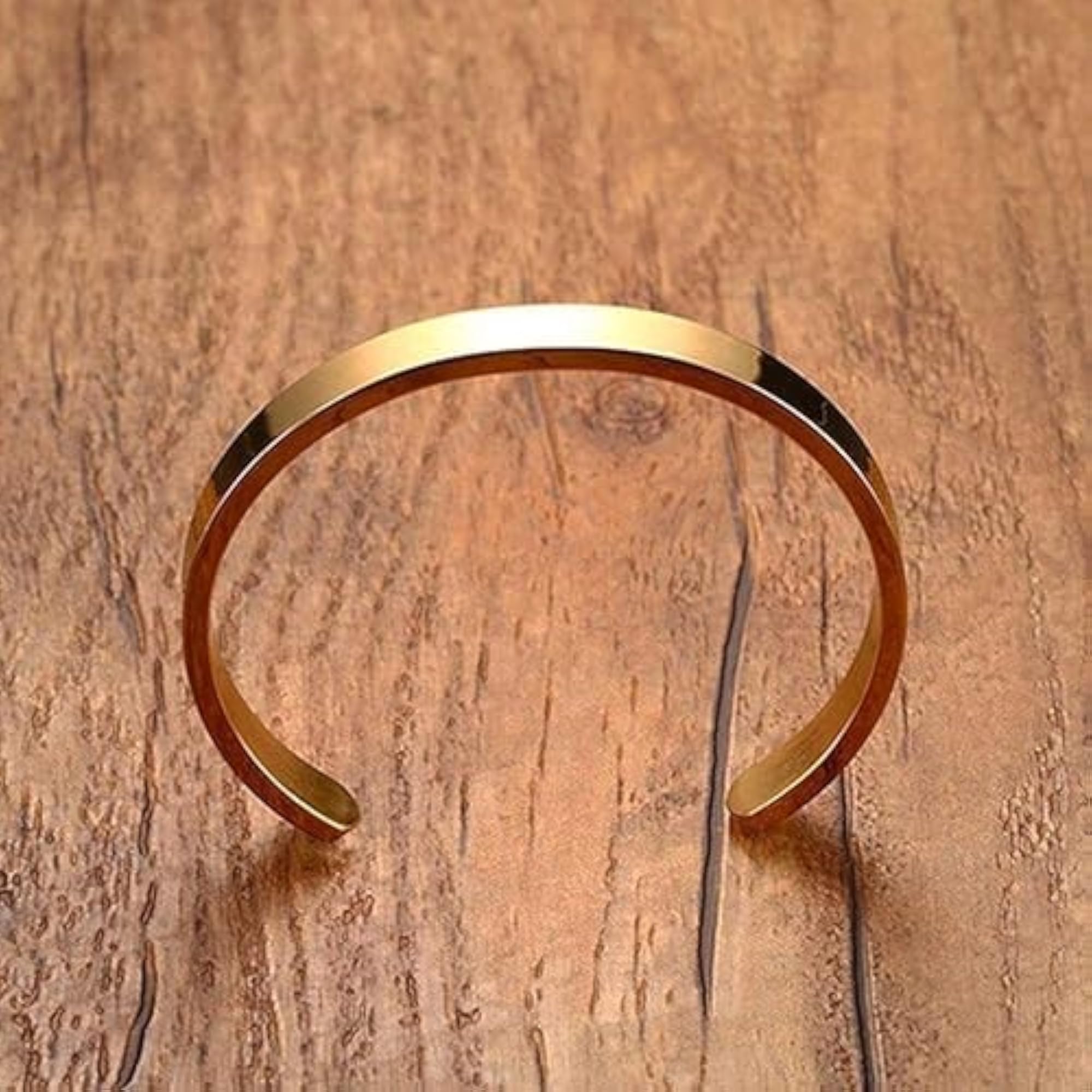 Surgical Grade Stainless Steel Kada Bracelet, Adjustable Fit for Boys