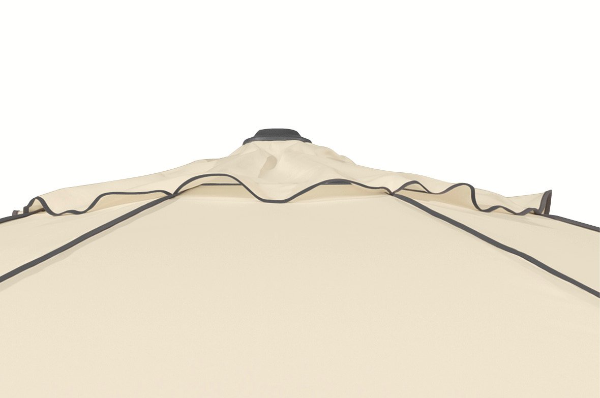 Schneider Sonnenschirm Adria, natur, 350 cm rund, 685-02, Gestell Alu/Stahl, Bespannung Polyester, 7.9 kg