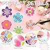FOIMAS 60pcs Flower Cutouts,3 in Spring Flower Shaped Paper Cutouts Double Sided Flowers for Spring Bulletin Board Classroom Craft Supply #2