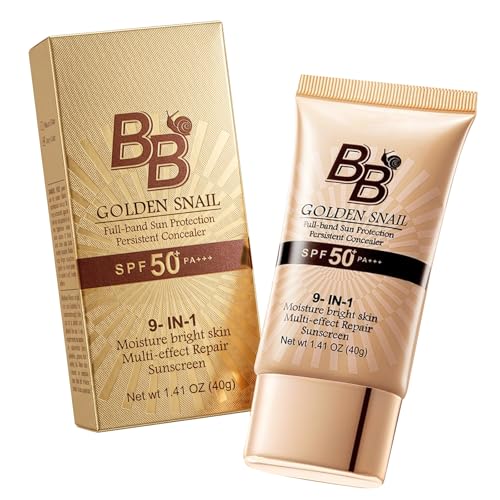 Protector Solar Facial Hidratante SPF 50+ PA++++, BB Cream y CC Cream Hidratante con Color, Fotoprotector SPF 50, Fotoprotector Ligero de Alta Cobertura, Natural, 40g