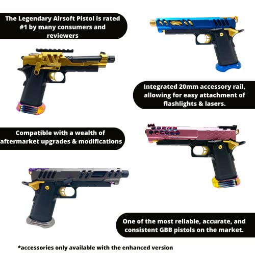 Ss Airsoft Tokyo Marui Gold- Match 5.1 Hi-Capa Custom Gbb Airsoft #TOP5