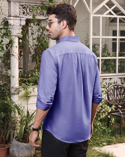 Alimens & Gentle Men's Classic Button Down Collar Shirt - Image 7