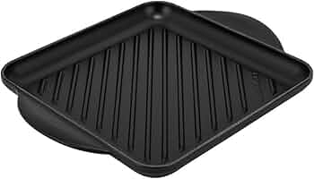 ルクレーゼ　ブラック　スクエア24cmココット+グリル24cmセット ルクレーゼ ブラック スクエア24cmココット+グリル24cmセット