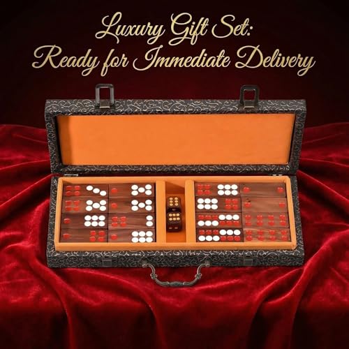 FENGSHUI-CAISHEN Set Tradicional de Mahjong en Madera miniatura 6