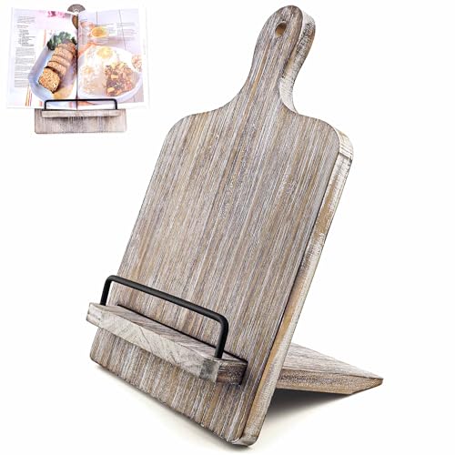 Cookbook Stand for Kitchen Counter - Gray