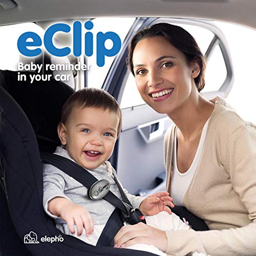 Elepho eClip Baby Reminder For Your Car – Attaches to car seat, seat