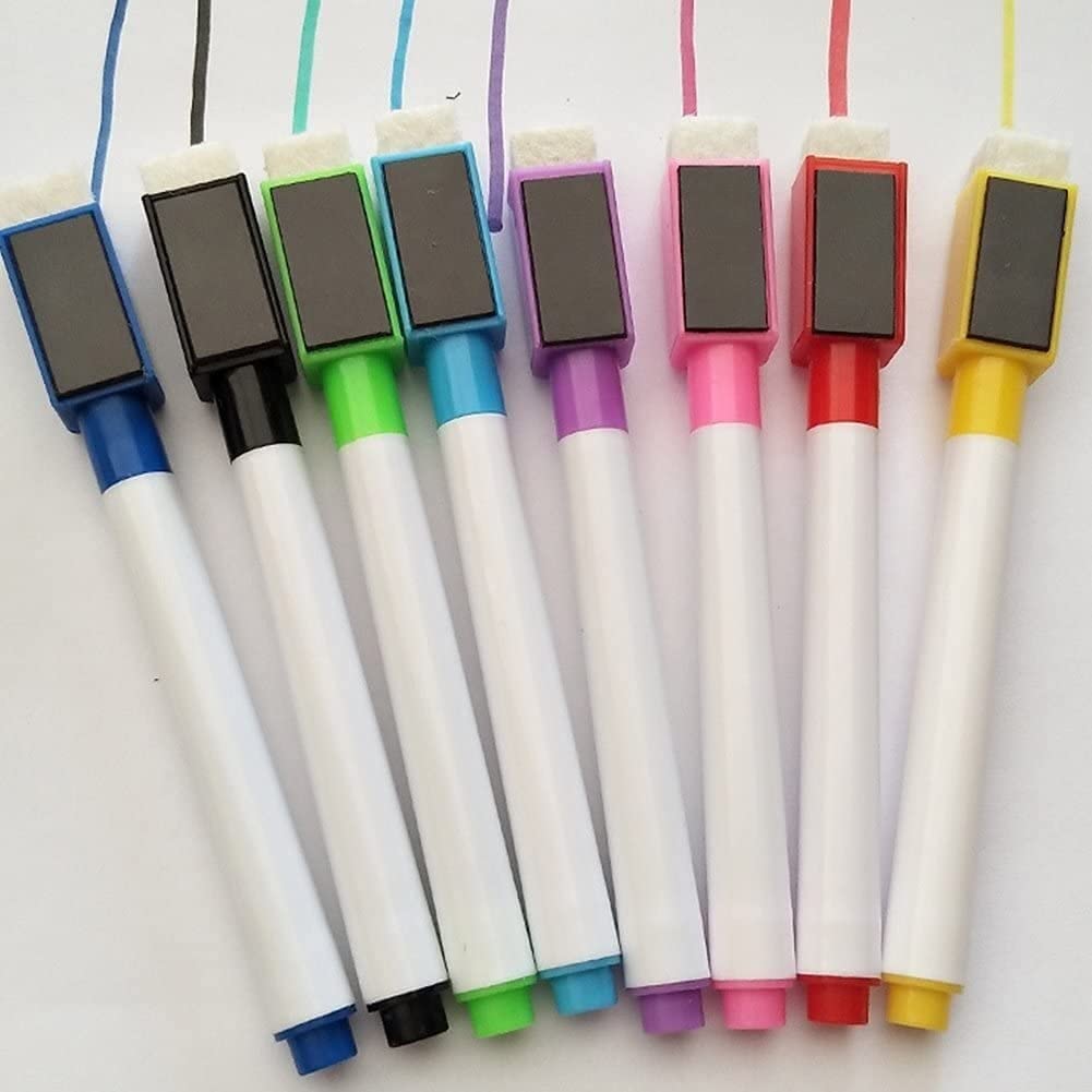 Rotuladores, Rotuladores Rotuladores for pizarra blanca Rotuladores magnéticos de borrado en seco Rotuladores for pizarra blanca con borrador incorporado Rotulador for pizarra en colores pastel 8 piez