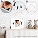 Americanflat Inkless Baby Hand and Footprint Kit with 3 Mess-Free Ink Pads - 9x12 Frame with Mat for 3 Openings and Shatter-Resistant Glass - Tabletop or Wall - Nursery Decor or Baby Shower - White