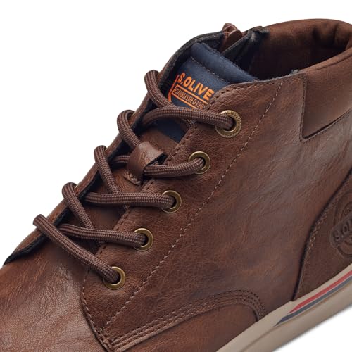 Image of s.Oliver Mens Men's Lace Boot Flat 5-15259-43
