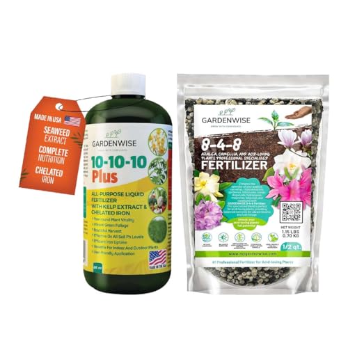 GARDENWISE fertilizante líquido 10-10-10 para plantas miniatura 1