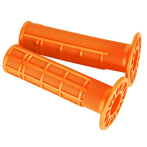 Image of 7 /8'' ATV Grips Universal Handlebar Grips Soft Rubber Motorcycle Grip for ATV Polaris Thumb Throttle Kid Youth 4 Wheeler Quad 400ex