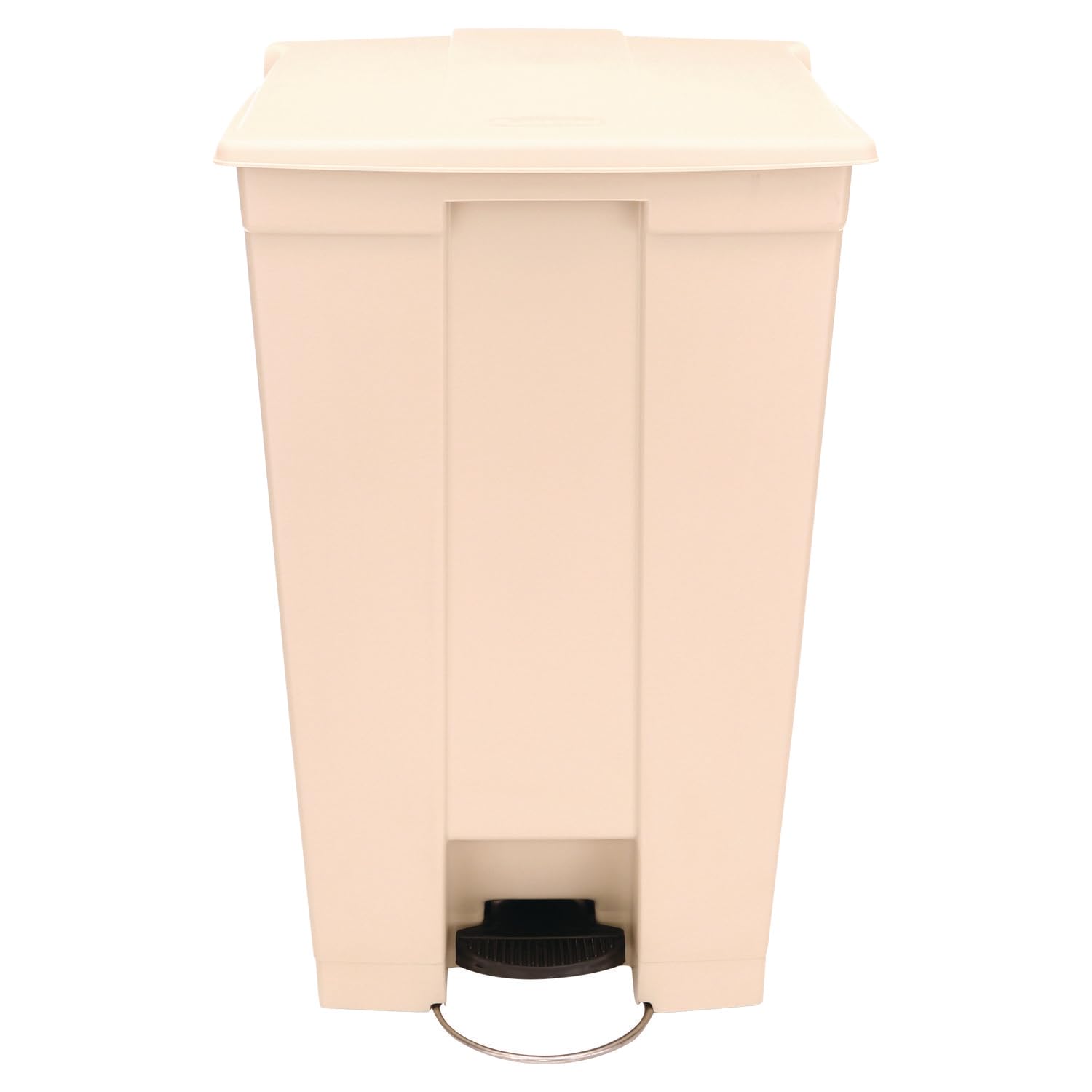 Rubbermaid Commercial Products Legacy Step-On Plastic Trash Can/Container, 23-Gallon, Beige, Hands-Free Garbage Can for Medical Waste in Hospitals/Lab
