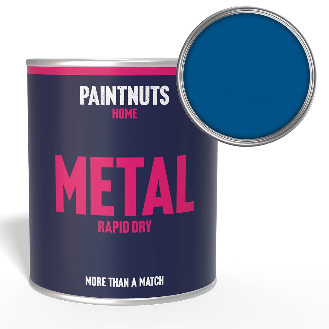 Paintnuts Dark Blue (RAL-5005) Rapid Dry Metal Paint, Satin Finish 2.5 Litre
