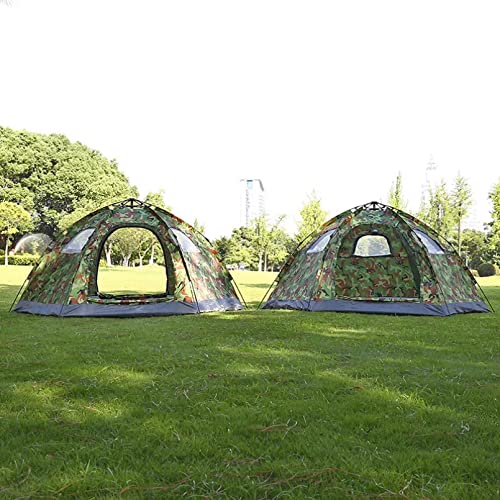 Carpa automática impermeable camuflaje para 5-8 personas miniatura 4