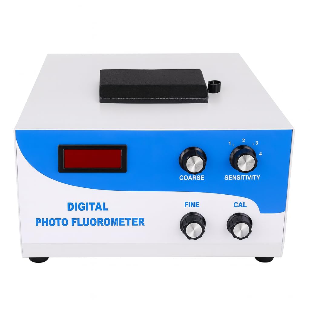 Digital Photo Fluorometer | High-Precision Fluorescence Analyzer | High-Sensitivity Photodiode Detector | Adjustable Sensitivity | 3-Digit LED Display |-image-19