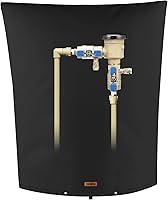 Vista 33 de Cubierta aislante de tubería para prevención de reflujo (5 °F) – Bolsa aislada para válvula de aspersor de riego – Cubierta de bomba de pozo de agua