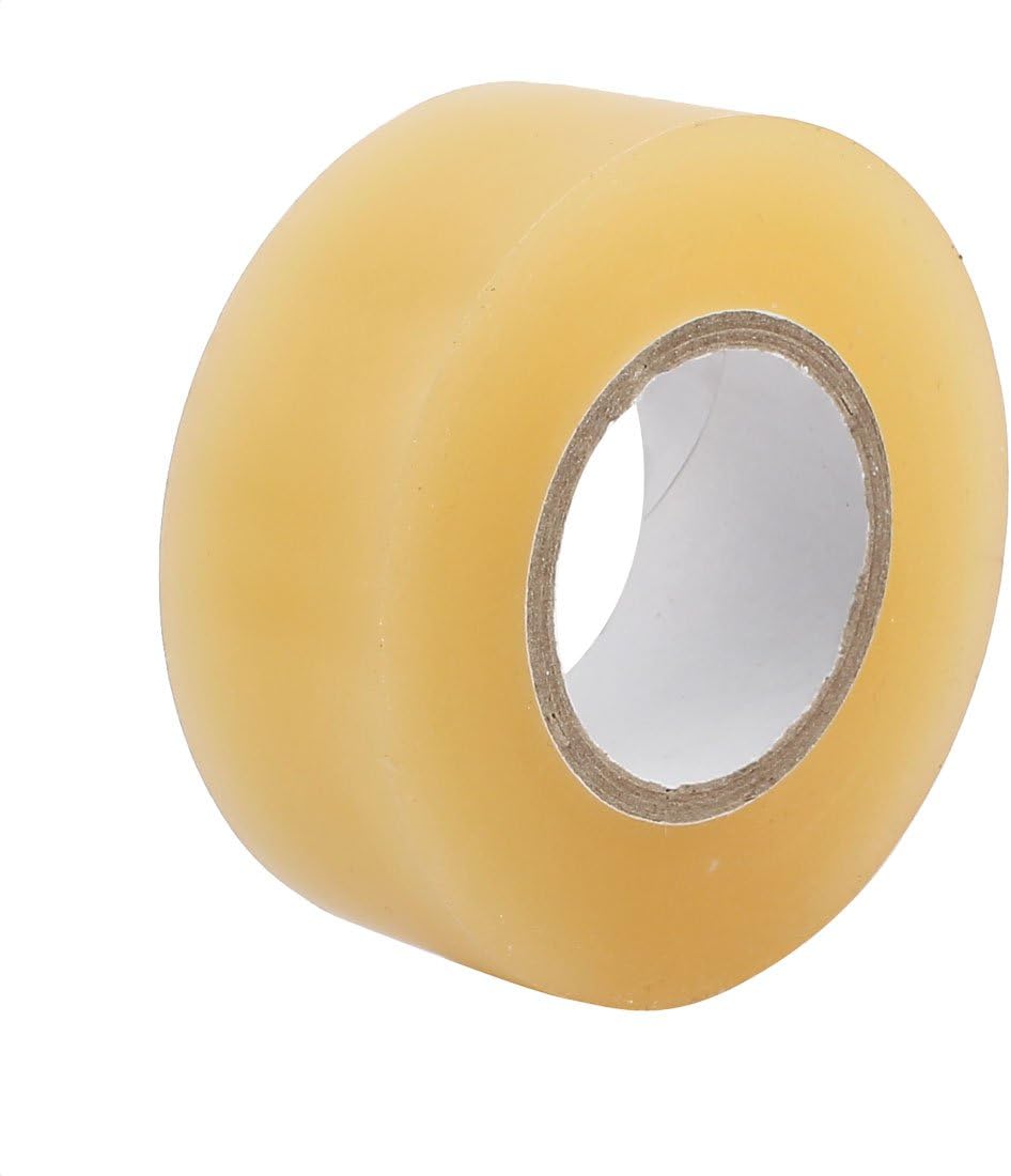 Aexit 23mm (Electrical equipment) Width PVC Clear Electrical Insulation Warning Adhesive Tape (61ry512qf459) 18M Long