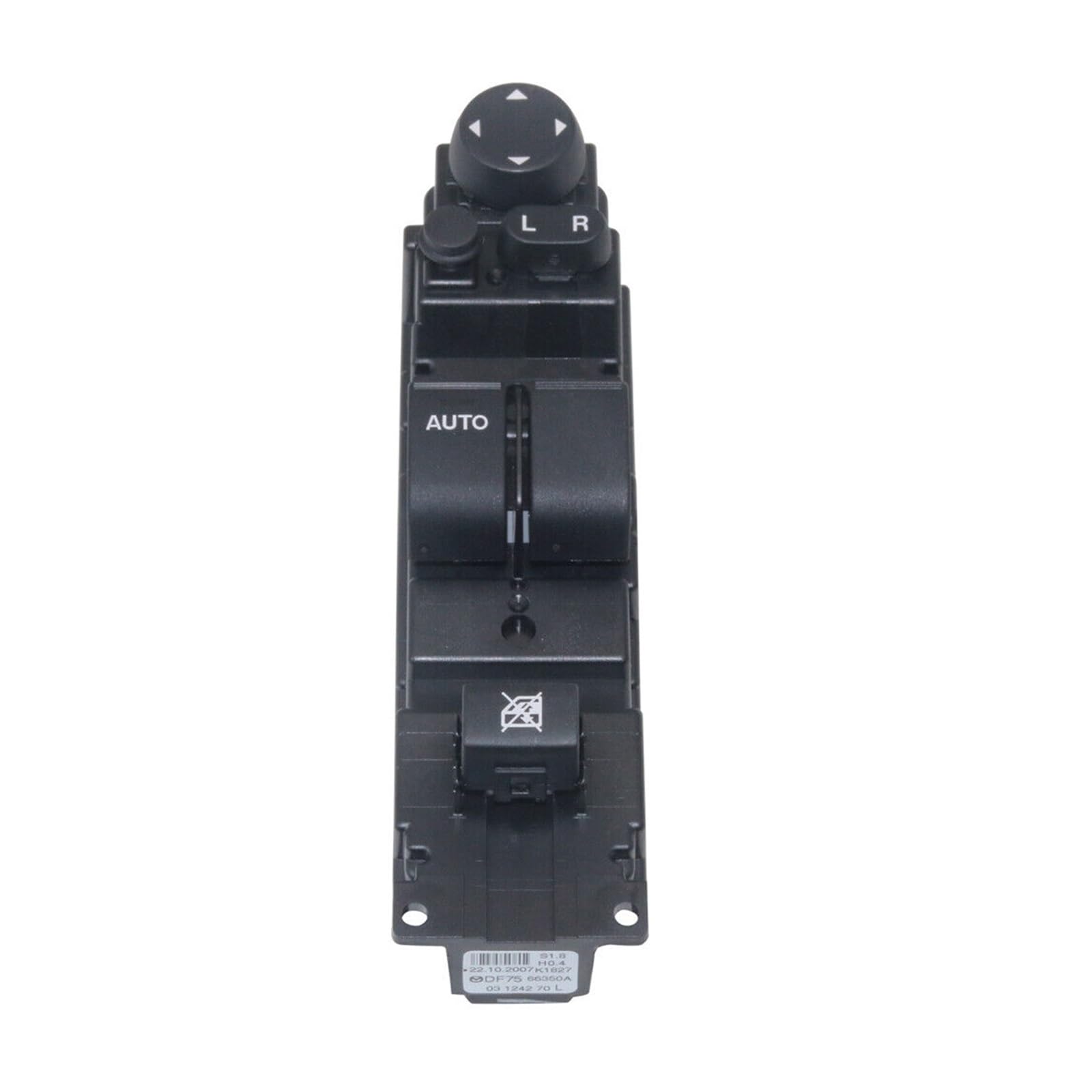 Botonera Ventana Para Mazda 2 2007 2008 2009 2010 2011 2012 2013 2014-2017 Controlador Maestro Interruptor Ventanilla Eléctrica 2 Puertas Auto Lifer DF75-66-350A Interruptor Elevalunas