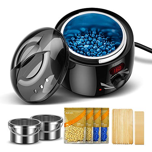AEVO Waxing Kit, Electric Wax Warmer for Home Hair Removal [LED Display] [2