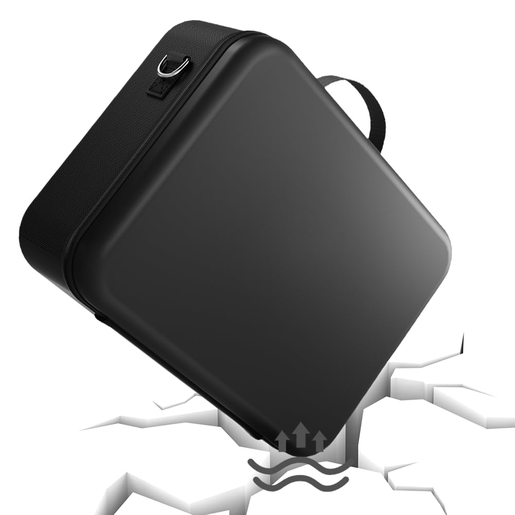 HTU Estuche de Transporte Bolsa de Almacenamiento portátil para Accesorios de Consola Switch2 (Negro)