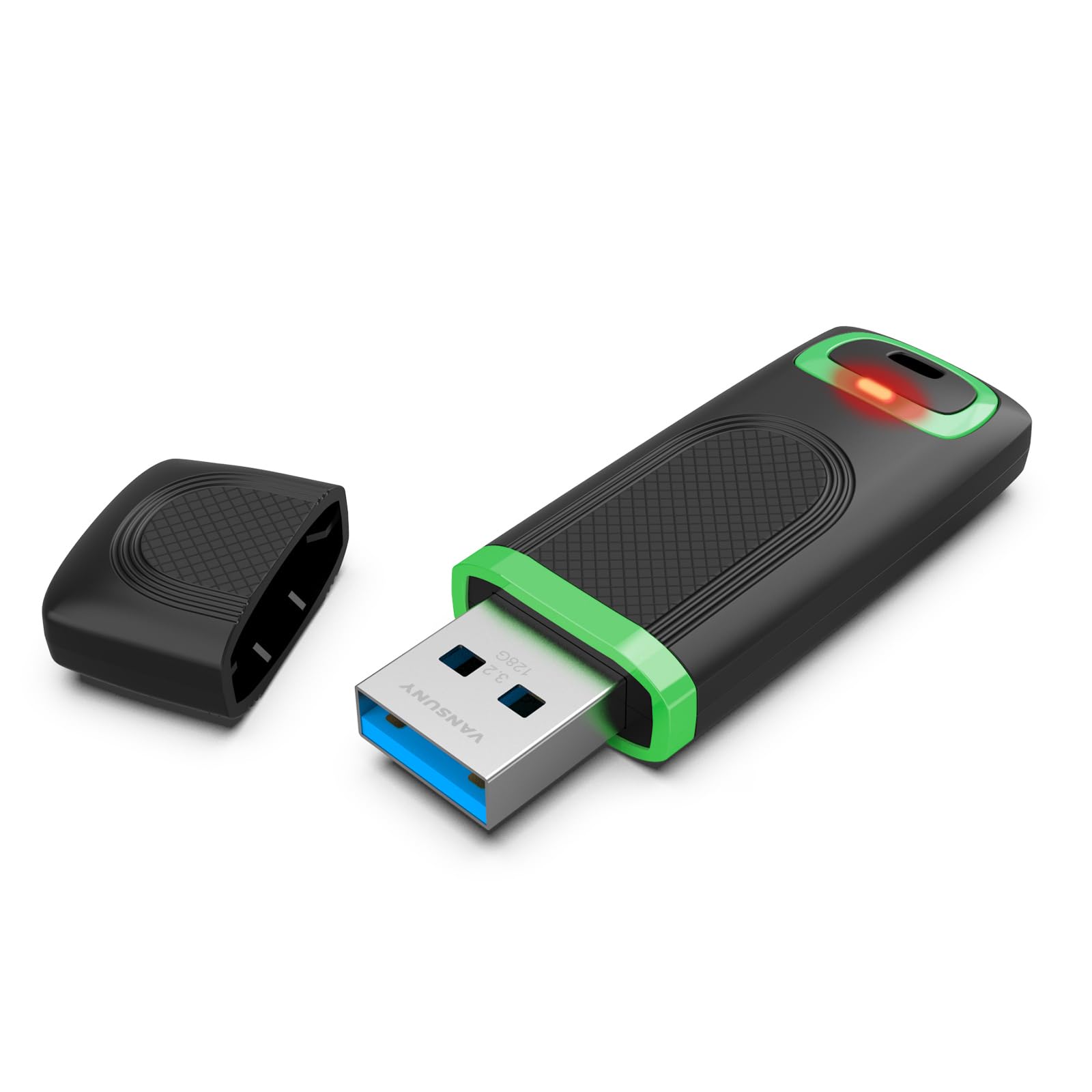 Vansuny 128GB USB 3.2 Flash Drive - 350MB/s, Super Speed Solid State USB Drive USB3.2 Gen 2 Thumb Drive USB Memory Stick Thumb Drive Jump Drive Pendrive
