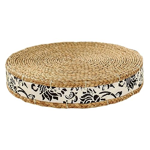 Levemolo Woven Cushion Für Meditation Handgewebtes Rundes Bodenkissen...