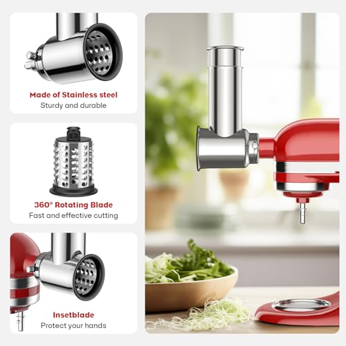 Meat-Grinder-Stainless-Steel-Slicer-Shredder-Attachment-for-KitchenAid-Stand-Mixer-Meat-Grinder-Attachment-with-Sausage-Stuffing-Set-and-Salad-Machine-As-kitchen-aid-accessories-and-attachments Meat Grinder Stainless Steel Slicer Shredder Attachment for KitchenAid Stand Mixer Meat Grinder Attachment with Sausage Stuffing Set and Salad Machine As kitchen aid accessories and attachments