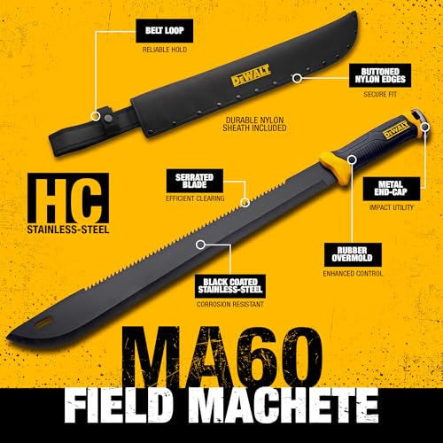 DEWALT 24 Inch MA60 Field Machete